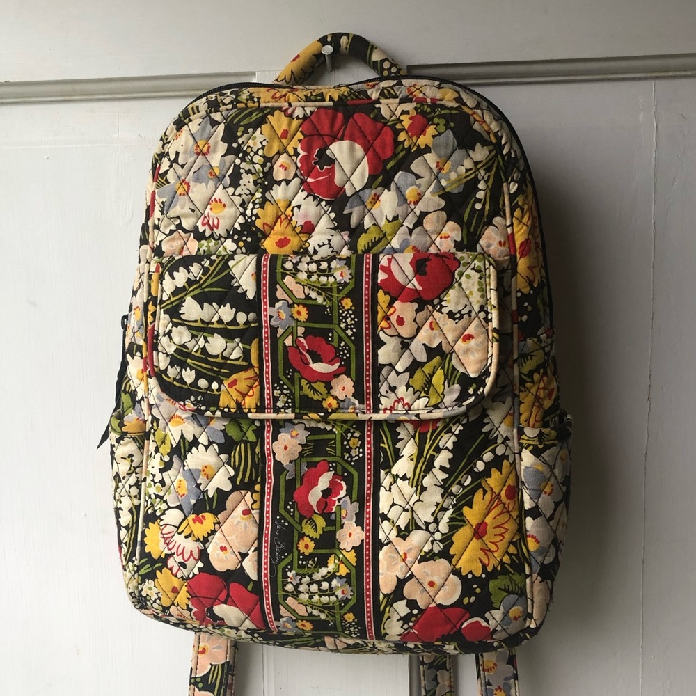 Vera Bradley // Poppy Fields Small Backpack